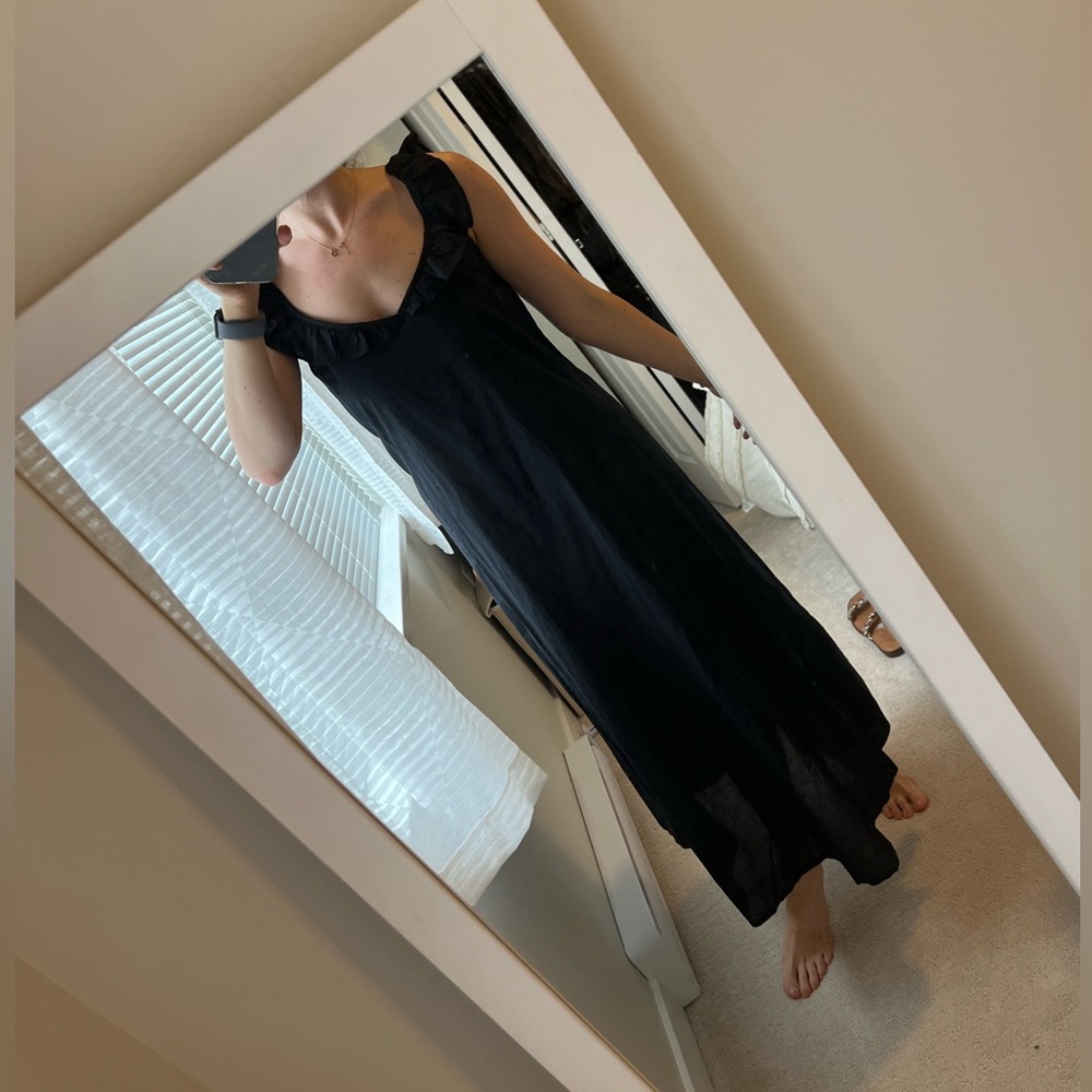 Light linen feel dress